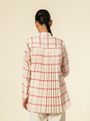 Sage Blush Leno Pleated Shirt