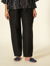 Black Tulip Hem Pants