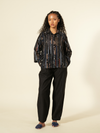 Black Tulip Hem Pants