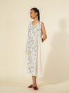Bubble Side Pleat Dress