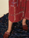 Broken Check Waist Pleat Dress