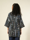 Ajrak Stripe Kimono Shirt