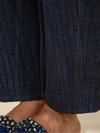 Indigo Tulip Hem Pants
