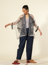 Stone Orbs Organza Kimono