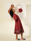 Paprika Monet Stitch A-line Tunic