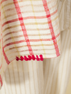 Sage Blush Checks Stole