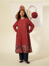 Paprika Monet Stitch A-line Tunic