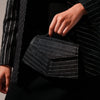 Handwoven Kendal, Black/Silver