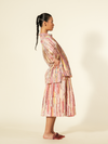 Cherry Blossom Pleated Shirt