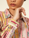 Cherry Blossom Pleated Shirt