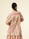 Cherry Blossom Pleated Shirt