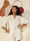 Crushed Crop Kimono