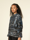 Ajrak Stripe Balloon Shirt