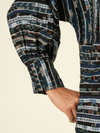 Ajrak Stripe Balloon Shirt