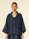 Ajrak Indigo Kimono Jacket