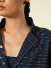 Ajrak Indigo Kimono Jacket
