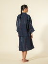 Ajrak Indigo Kimono Jacket