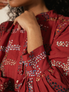 Broken Check Balloon Shirt