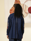 Indigo Single Pleat Disc