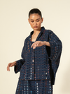 Ajrak Indigo Kimono Jacket