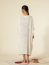 Chalk Leno Kaftan Overlay