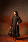 Black Gota Woven Cape