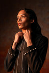 Black Gota Woven Cape