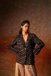 Chevron Jacket Black Gota