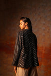 Chevron Jacket Black Gota