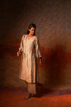 Side Pleat Tunic Beige