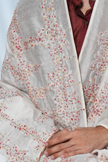  Upcycled Embroidered Silk Stole