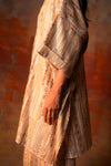 Kimono Tunic Beige Gota Woven
