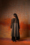 A-line Jacket Black Gota Emb