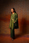 Swing Tunic Check Emb Green