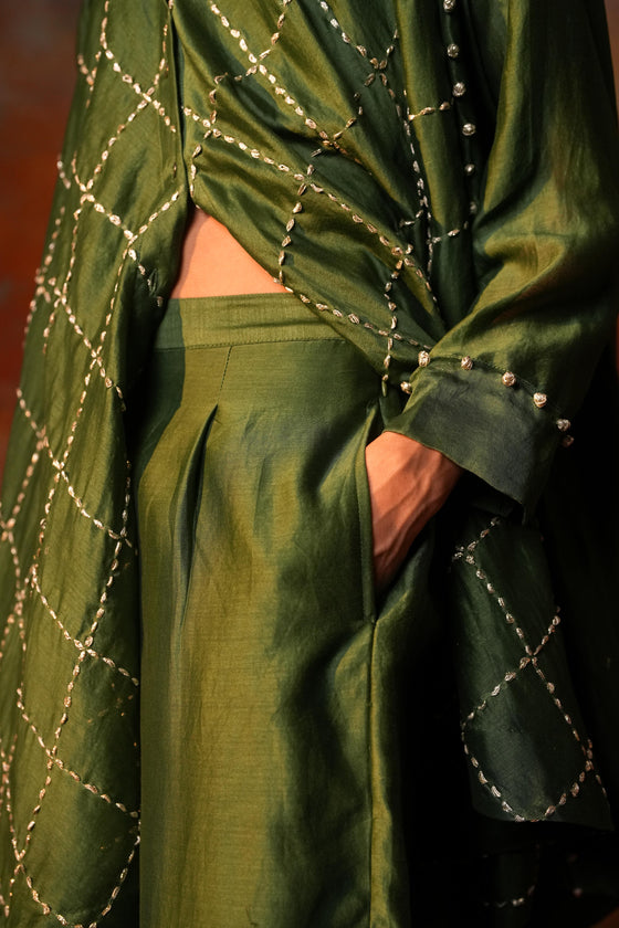 Knot Pants Green