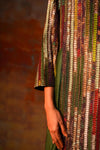 Side Pleat Tunic Green