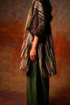 Kimono Tunic Woven Green Gota