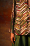 Chevron Jacket Green Gota