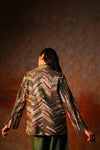 Chevron Jacket Green Gota