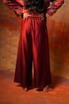 Flared Pants Red
