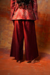 Flared Pants Red