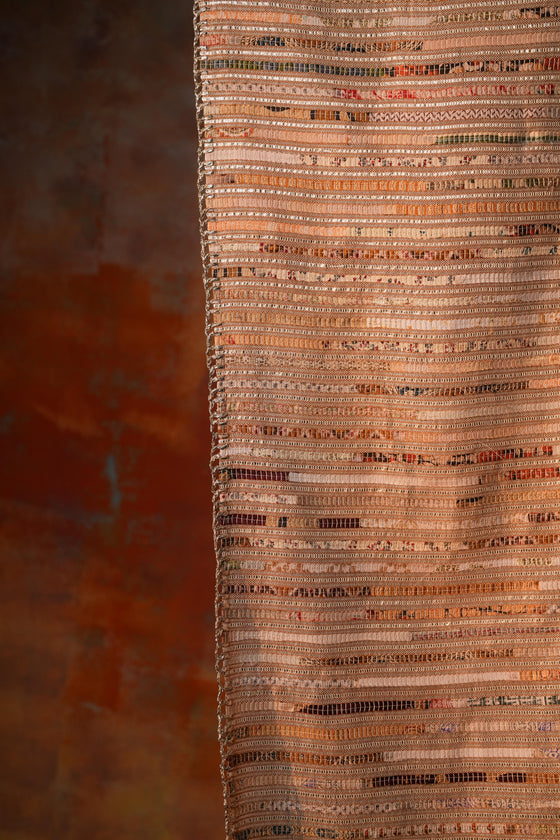 Stole Beige Gota Woven