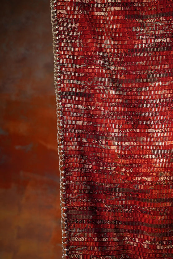 Stole Ajrak Zari Woven