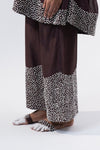 Embroidered Trousers-Plum