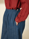 Khadi Denim Cuffed Trousers