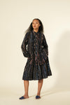 Pleated Shirt Ajrak Leno