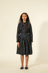 Pleated Skirt Ajrak Leno