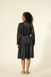Pleated Skirt Ajrak Leno